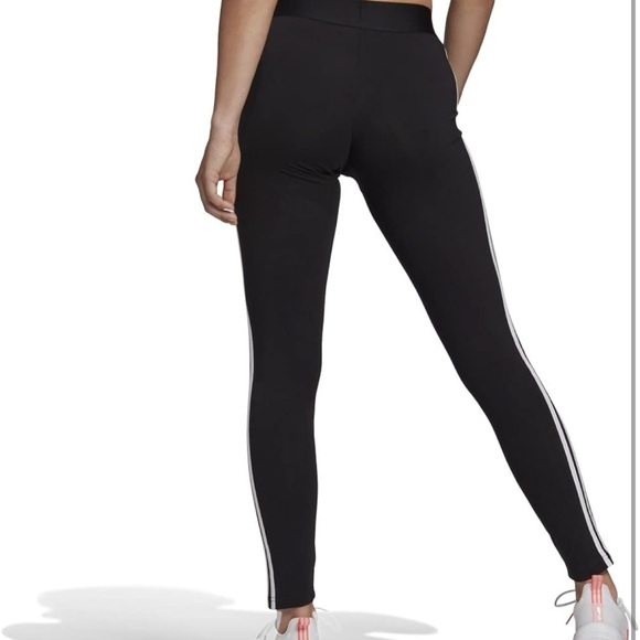 Adidas Women's Black Leggings - Picture 2 of 5